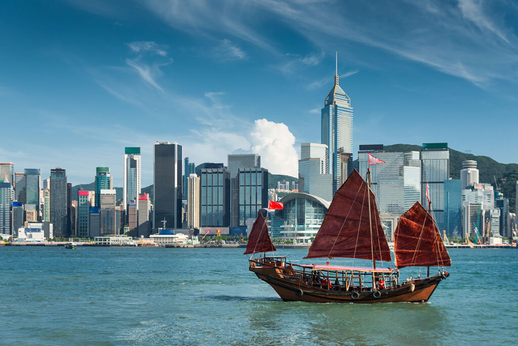 Hong Kong harbour